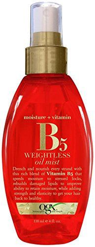 OGX Vitamin B5 Weightless Oil Mist 4oz