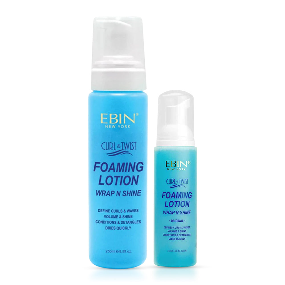 Ebin New York Curl & Twist Foaming Lotion Wrap N Shine Original 100ml/250ml