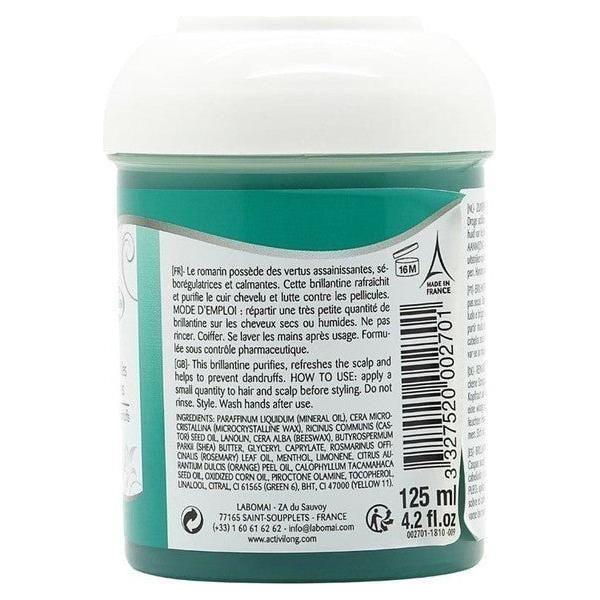 Activlong Purifying Hairdress Brillantine with Organic Rosmemary Oil 125ml - gtwtoporld.com