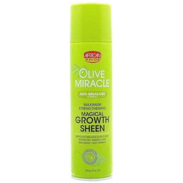 African Pride Olive Miracle Growth Sheen Spray 236ml - gtwtoporld.com