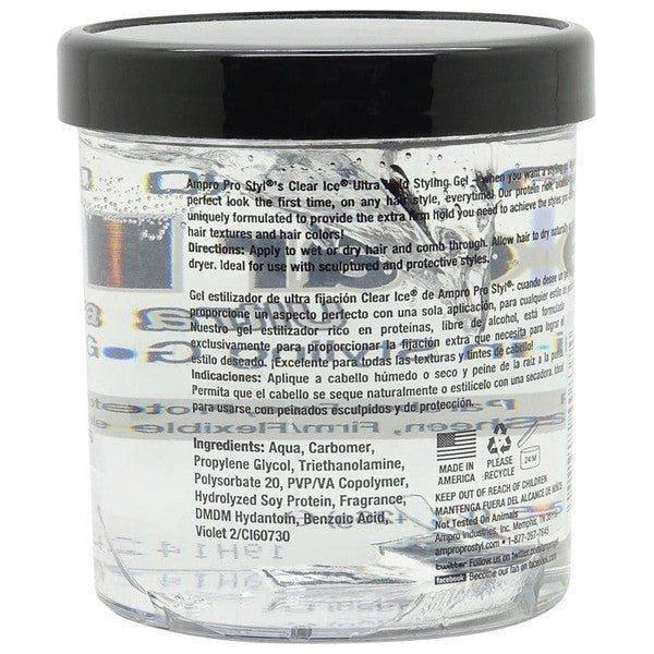 ampro Pro Styl Clear Ice Ultra Hold Protein Styling Gel 426g - gtwtoporld.com