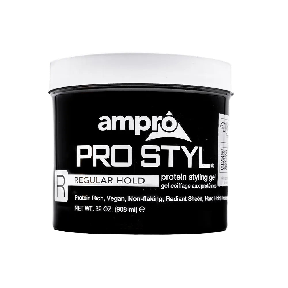 ampro Pro Styl protein Regular Hold styling gel 15oz /32oz - gtwtoporld.com