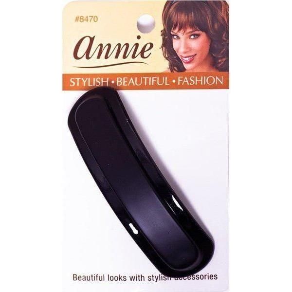 Annie Layered Auto Barrette/Haarspange, 8,5Cm, Schwarz - gtwtoporld.com