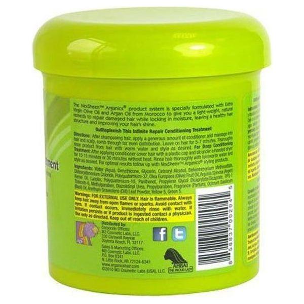 Arganics Extra Virgin Olive Oil Infinite Repair ConditioningTreatment 454g - gtwtoporld.com