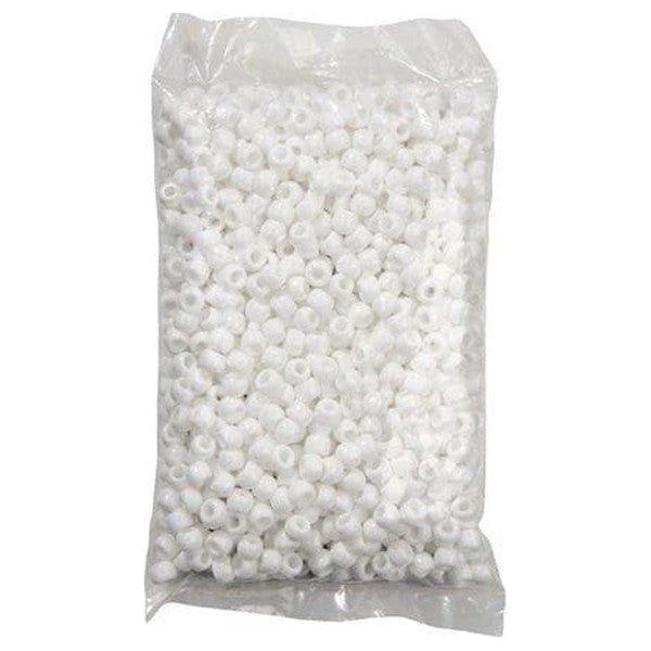 Beads (900) Pony White