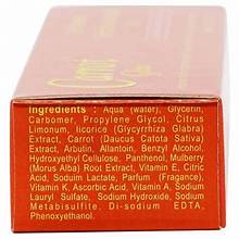Carrot Glow Intense Toning Treatment Gel with Carrot Oil & Vitamin A,K,E Complex 30g - gtwtoporld.com