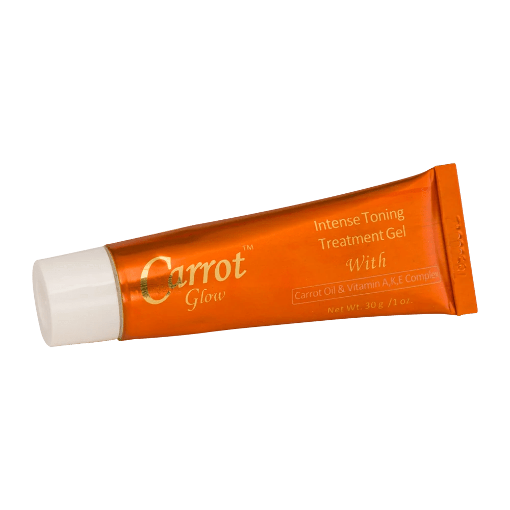 Carrot Glow Intense Toning Treatment Gel with Carrot Oil & Vitamin A,K,E Complex 30g - gtwtoporld.com