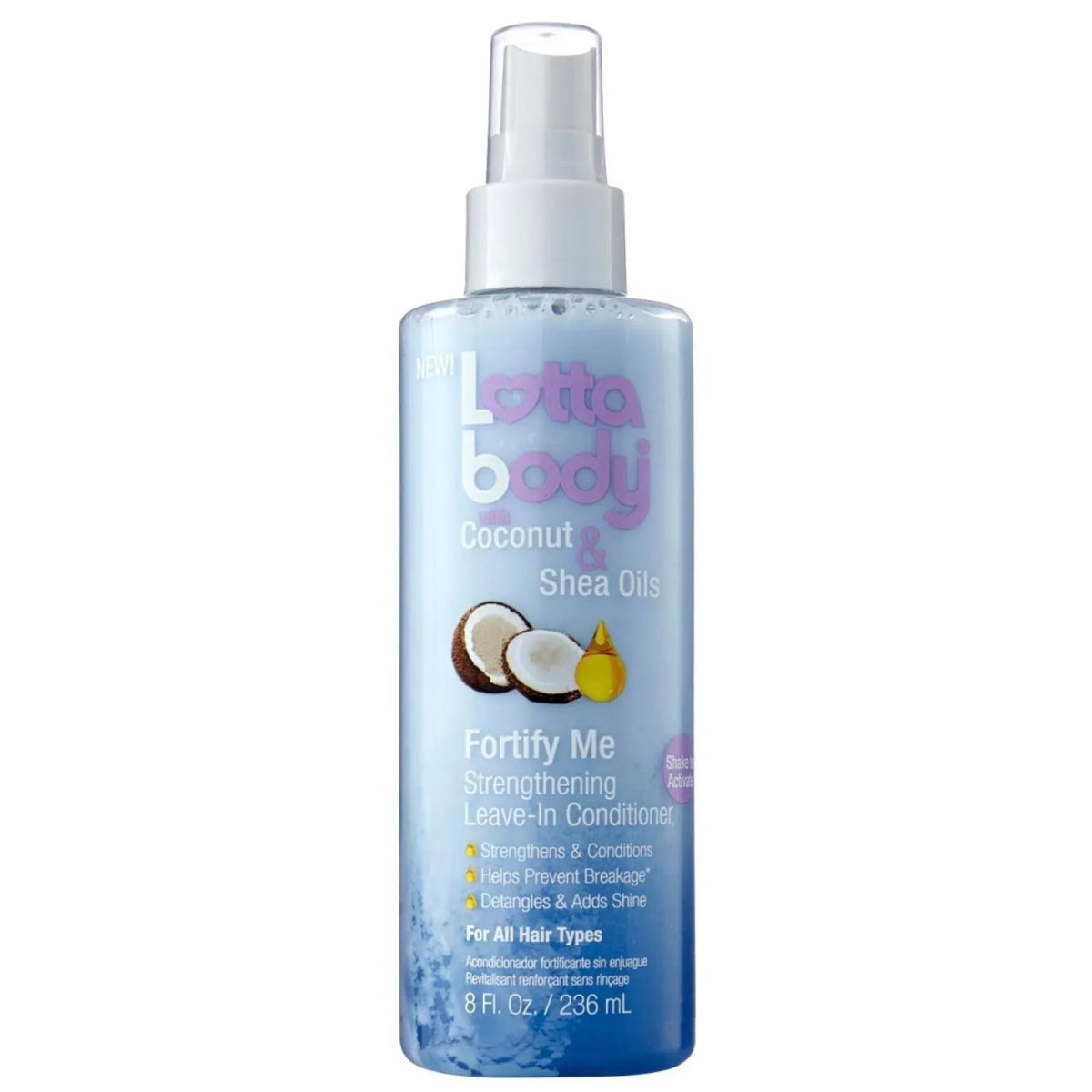 Coconut & Shea Oils Fortify Me Strengthening Leave - In Conditioner 236ml - gtwtoporld.com