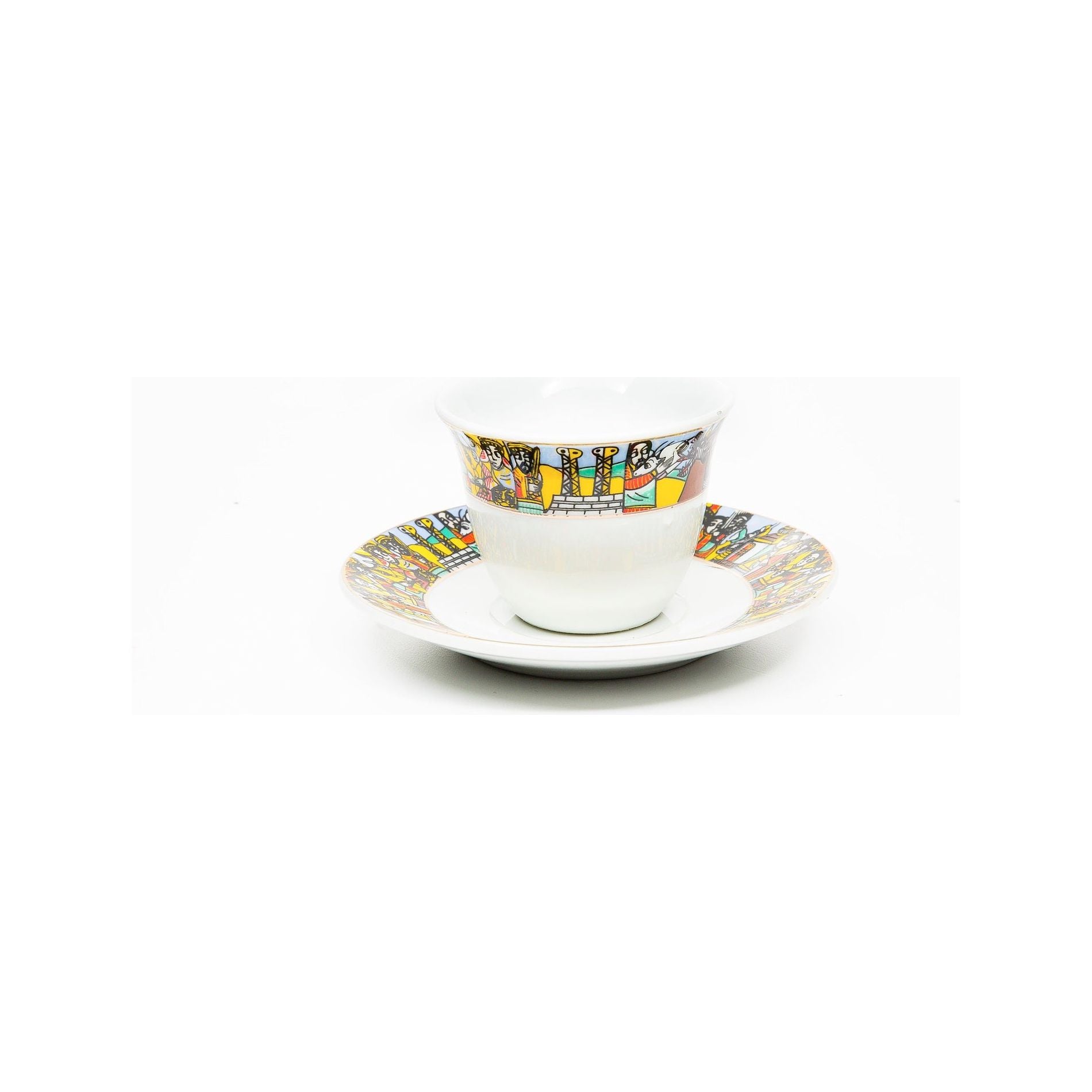 Coffee cups and coasters set of 6+6 - gtwtoporld.com