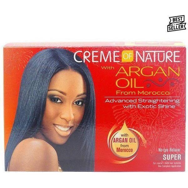 Cream of Nature with Argan Oil No Lye Relaxer Super - gtwtoporld.com
