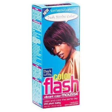 Dark and Lovely Soft Sheen - Carson Color Flash Vibrant Color Mousse 1.76 oz - gtwtoporld.com