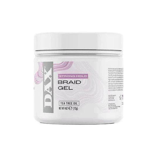 Dax Hair Braid Gel Tea Tree Oil Strong Hold 4oz / 7.5oz - gtwtoporld.com