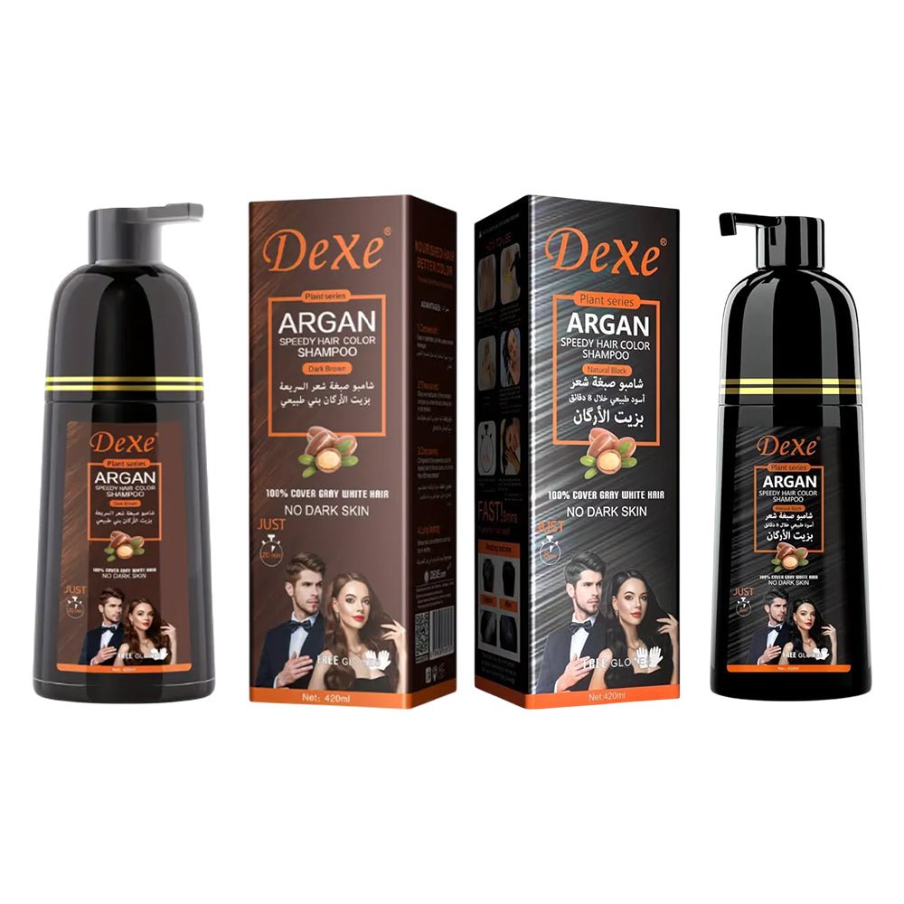Dexe ARGAN Speedy Hair Color Shampoo 420ml - gtwtoporld.com