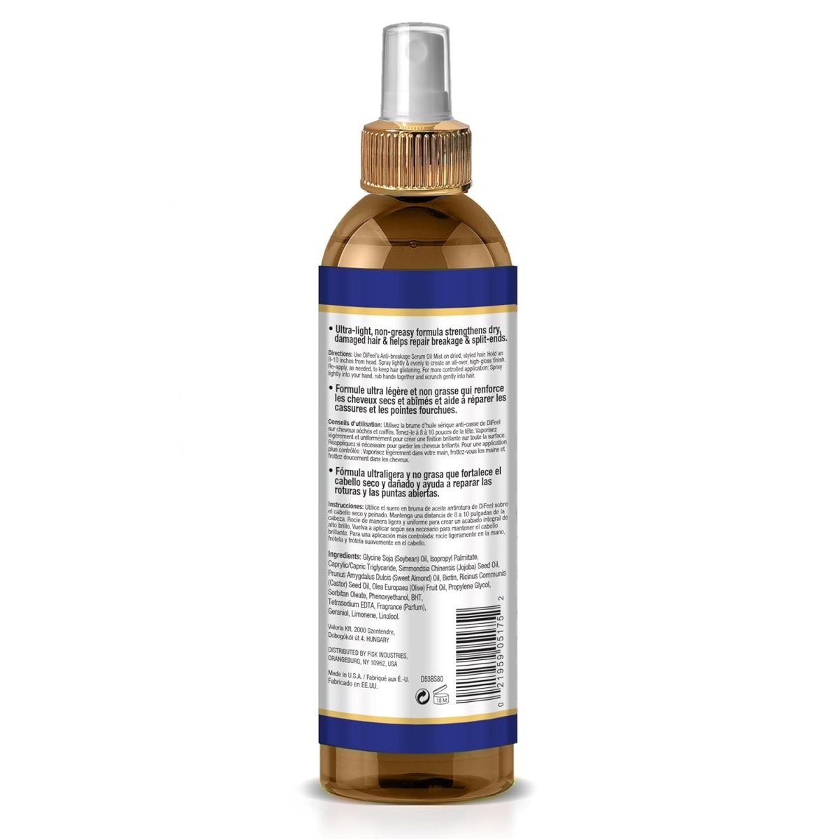 Difeel Biotin Anti-Breakage Serum OIL Mist 8oz - gtwtoporld.com