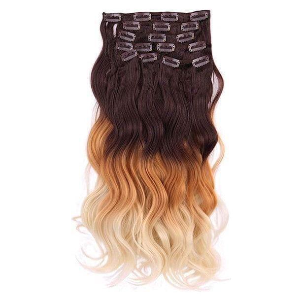 Dream Hair 8 Clip - In Ombre Extensions Kunsthaar - gtwtoporld.com