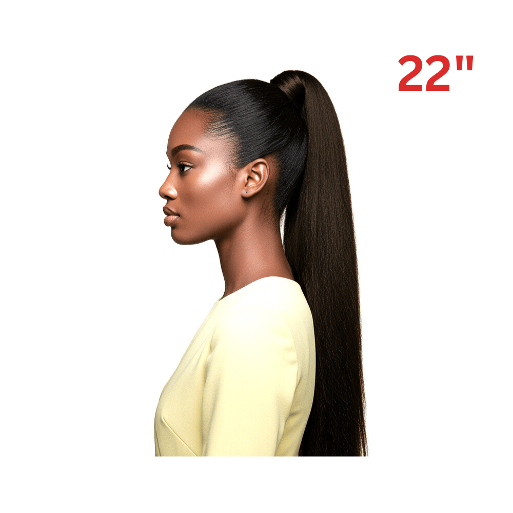 Dream Hair EL Ponytail Straight Human Hair 22" & 24" - gtwtoporld.com