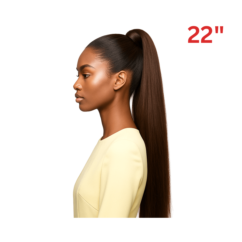Dream Hair EL Ponytail Straight Human Hair 22" & 24" - gtwtoporld.com