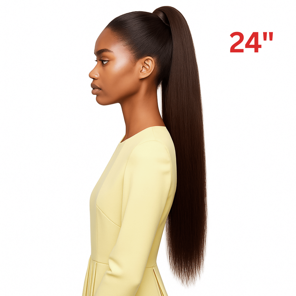 Dream Hair EL Ponytail Straight Human Hair 22" & 24" - gtwtoporld.com