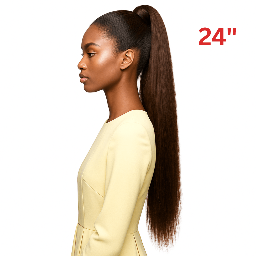 Dream Hair EL Ponytail Straight Human Hair 22" & 24" - gtwtoporld.com