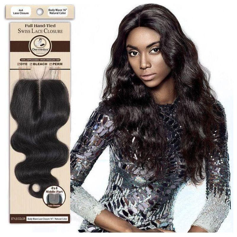 Dream Hair Natural Brazilian TOP Part lace CLOSURE Body Wave Natural Color - gtwtoporld.com