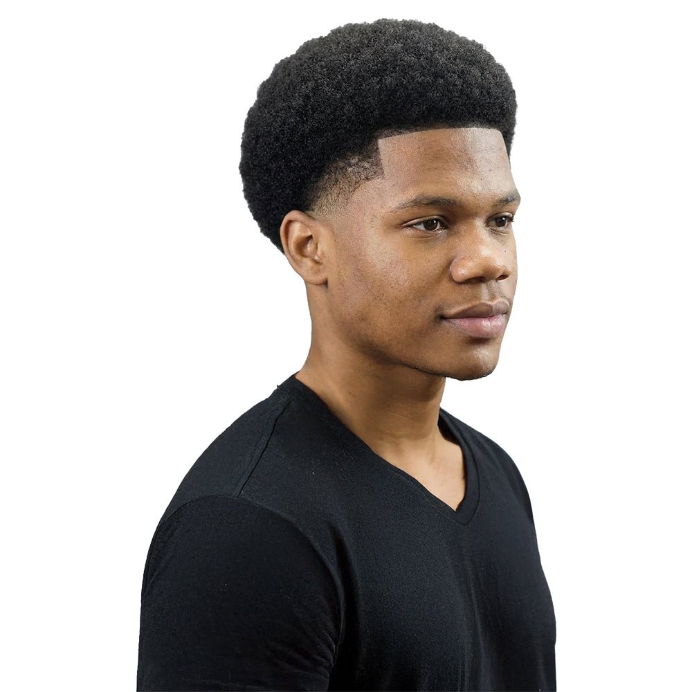 Dream Hair Natural Human Afro Men lace wig 6mm - gtwtoporld.com