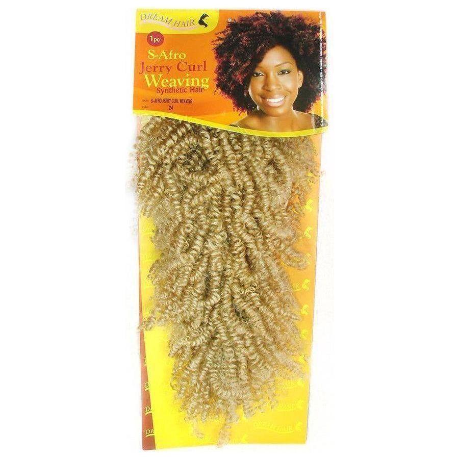 Dream Hair S - Afro Jerry Curl Weaving Synthetic Hair 18" 1Pc. - gtwtoporld.com