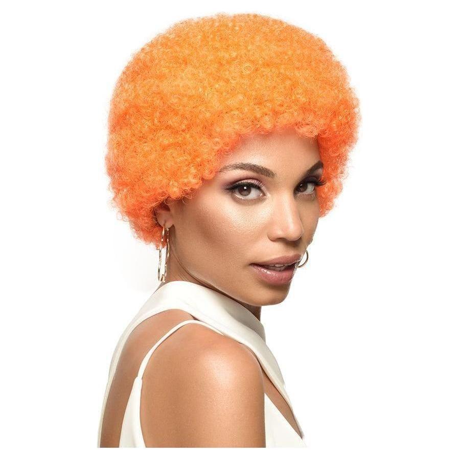 Dream Hair Wig Afro Medium Synthetic Hair, Kunsthaar Perücke, Afroperücke, Color:Orange - gtwtoporld.com