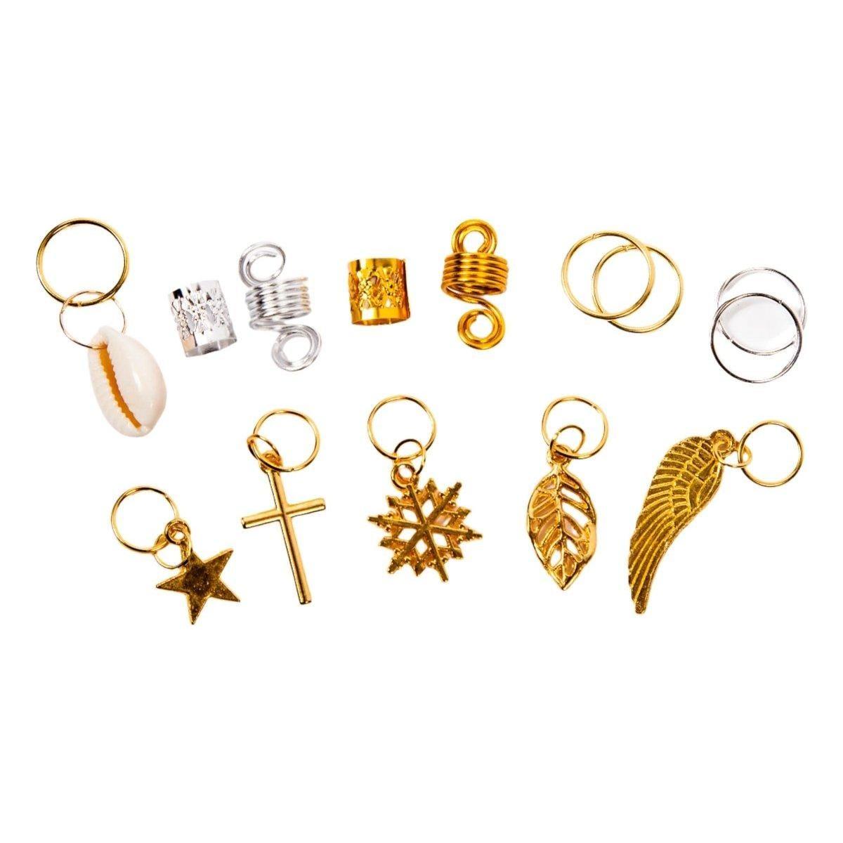 Dreamfix 200pcs Braiding Hair Rings 12 Style - gtwtoporld.com