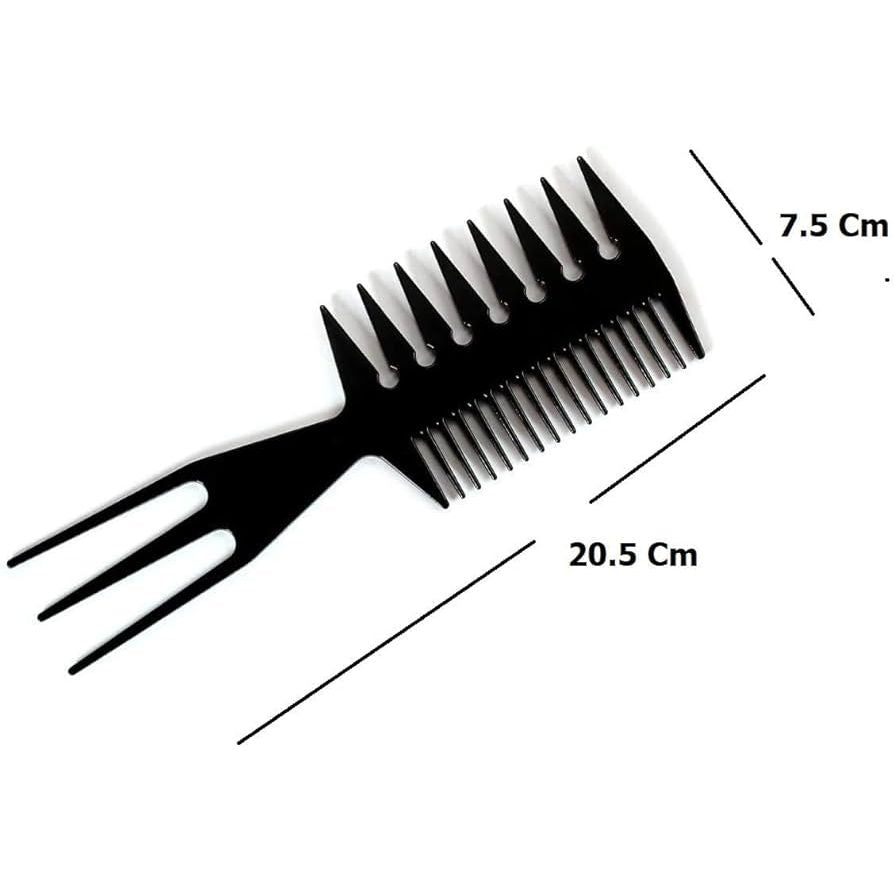Dreamfix 3 in 1 Double Finish Comb - Black - gtwtoporld.com