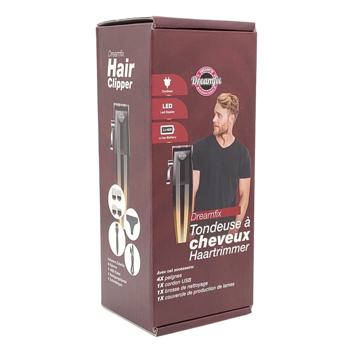 Dreamfix Cordless Hair Clippers for Men – USB Rechargeable - gtwtoporld.com