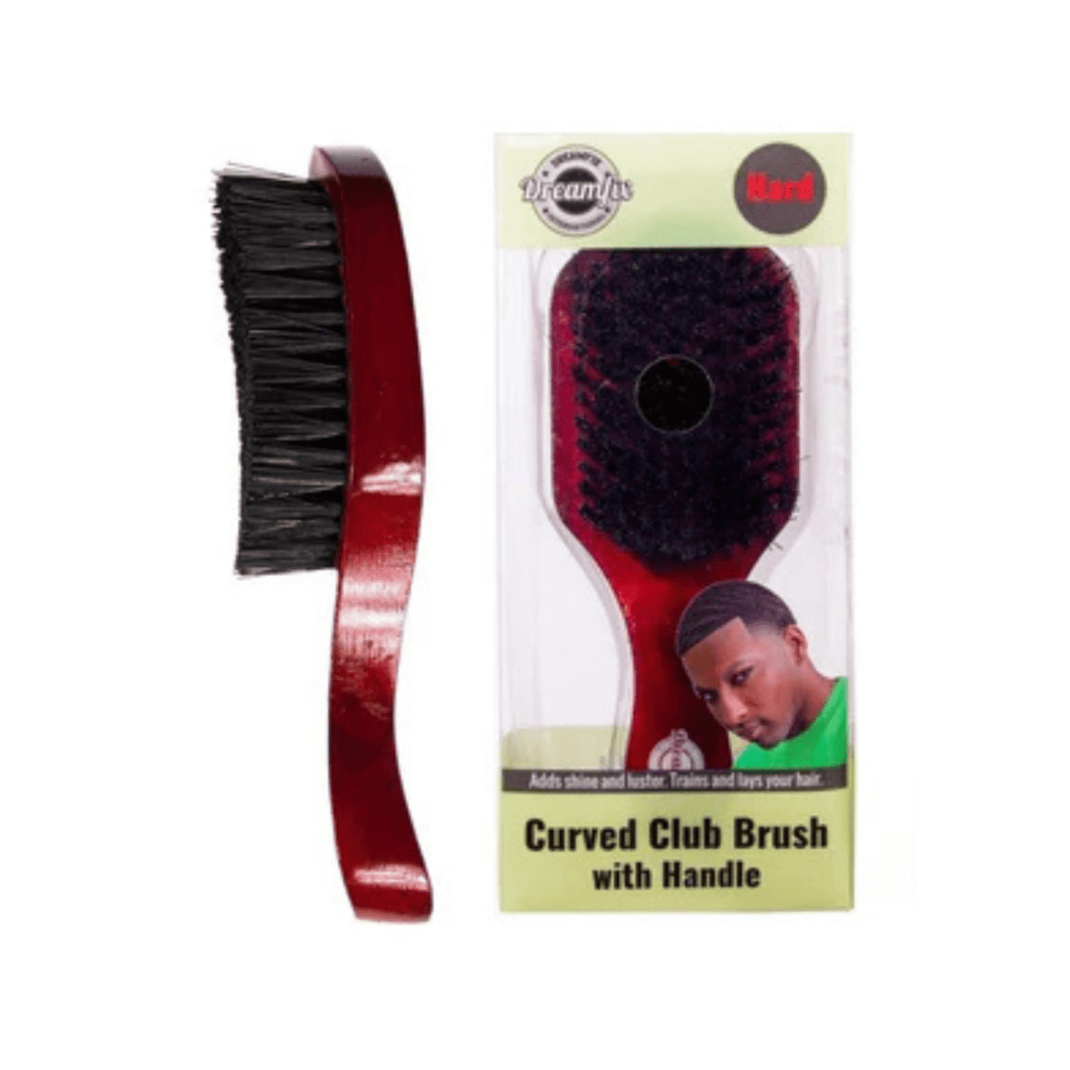 Dreamfix Curved Club Brush with Handle Soft /Hard - gtwtoporld.com