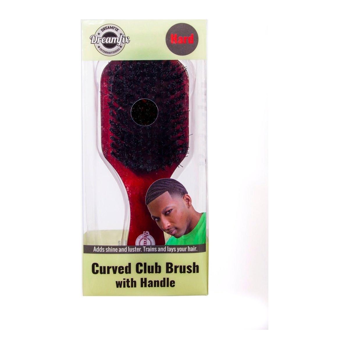 Dreamfix Curved Club Brush with Handle Soft /Hard - gtwtoporld.com