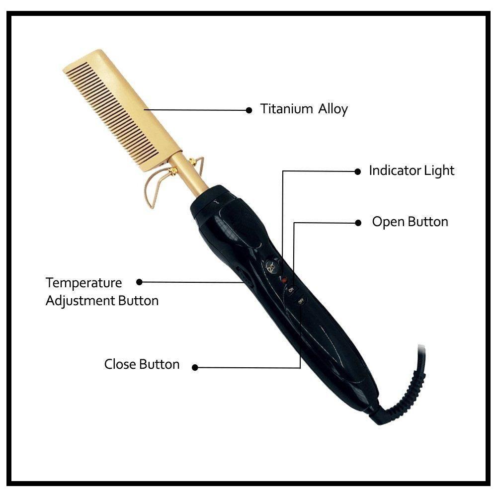 Dreamfix ELECTRIC Professional Pressing Comb - gtwtoporld.com