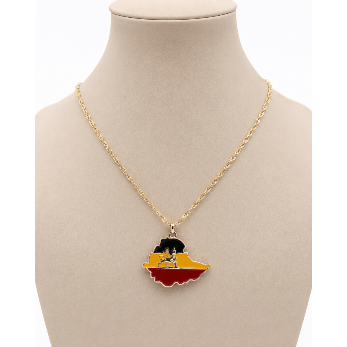 Dreamfix Ethiopia Pendant with Lion Emblem - gtwtoporld.com