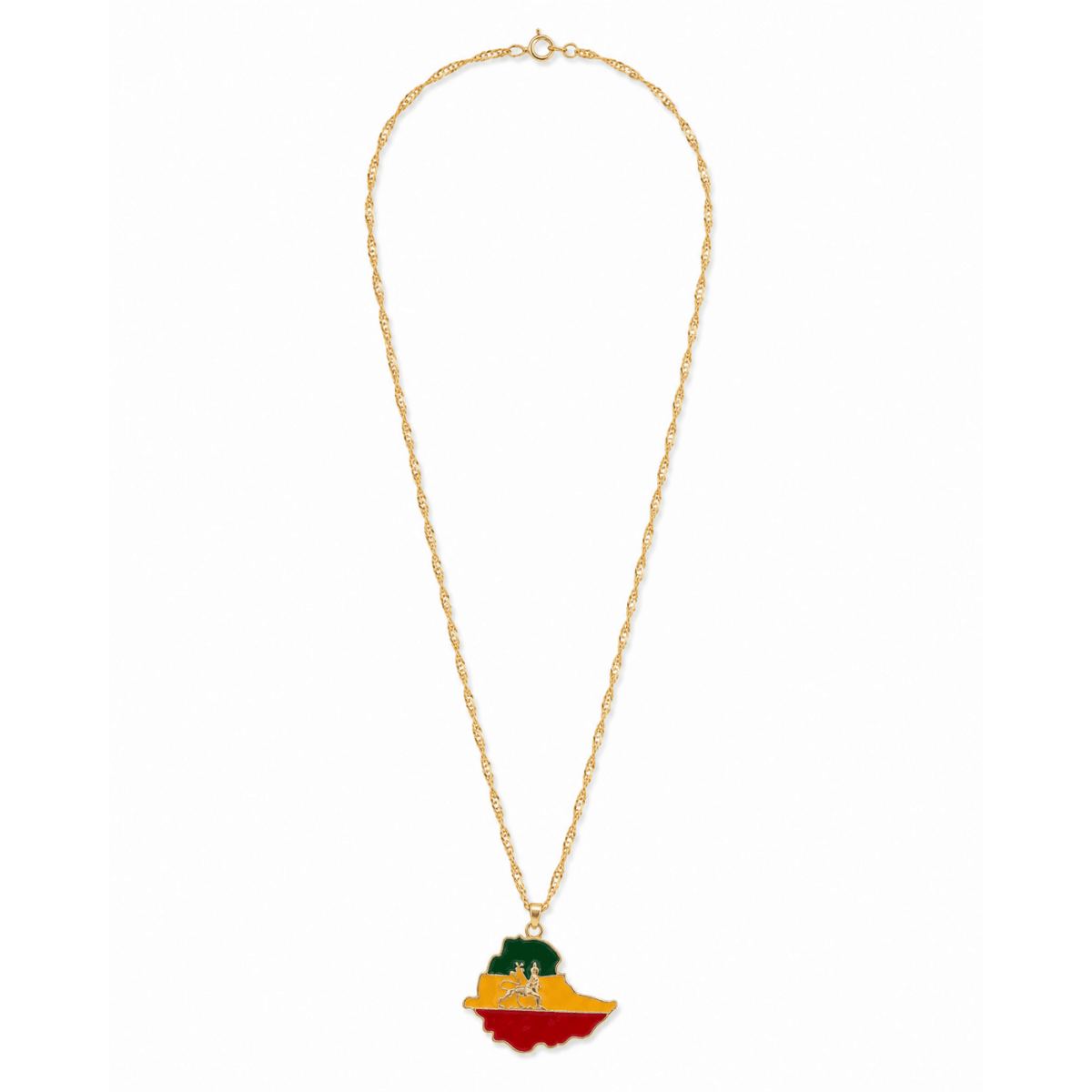 Dreamfix Ethiopia Pendant with Lion Emblem - gtwtoporld.com