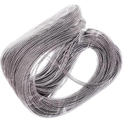 Dreamfix Gold &Silver Braided Hair Cord 1 meter String Accessories - gtwtoporld.com