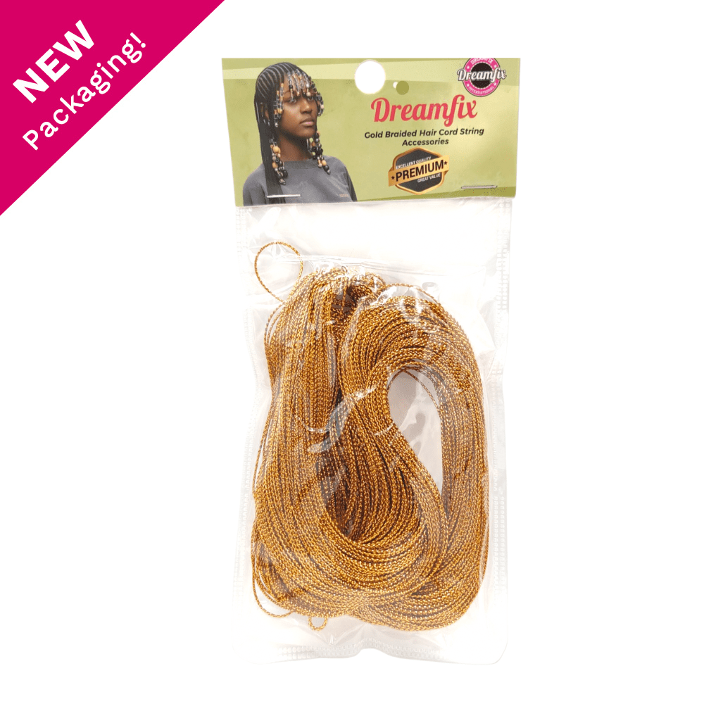Dreamfix Gold &Silver Braided Hair Cord String Accessories - gtwtoporld.com
