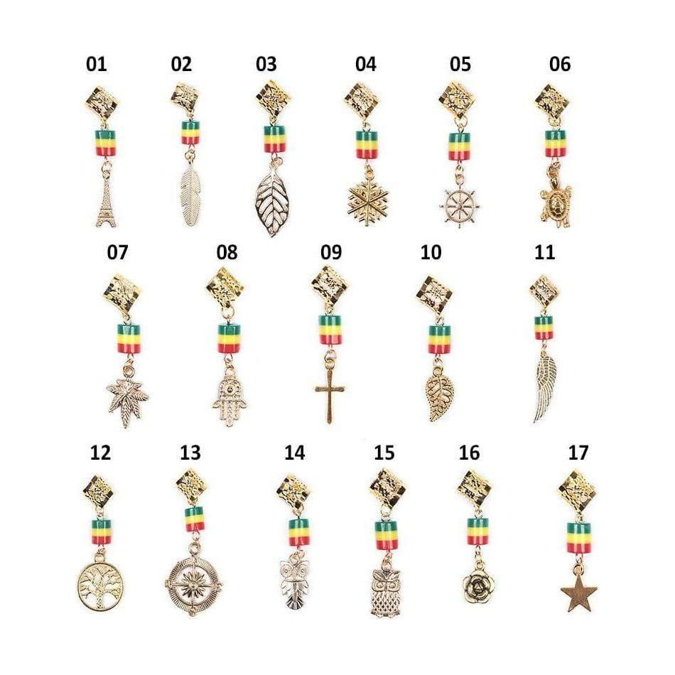 Dreamfix Golden Metal Hair Dreadlock Beads 12pcs - gtwtoporld.com