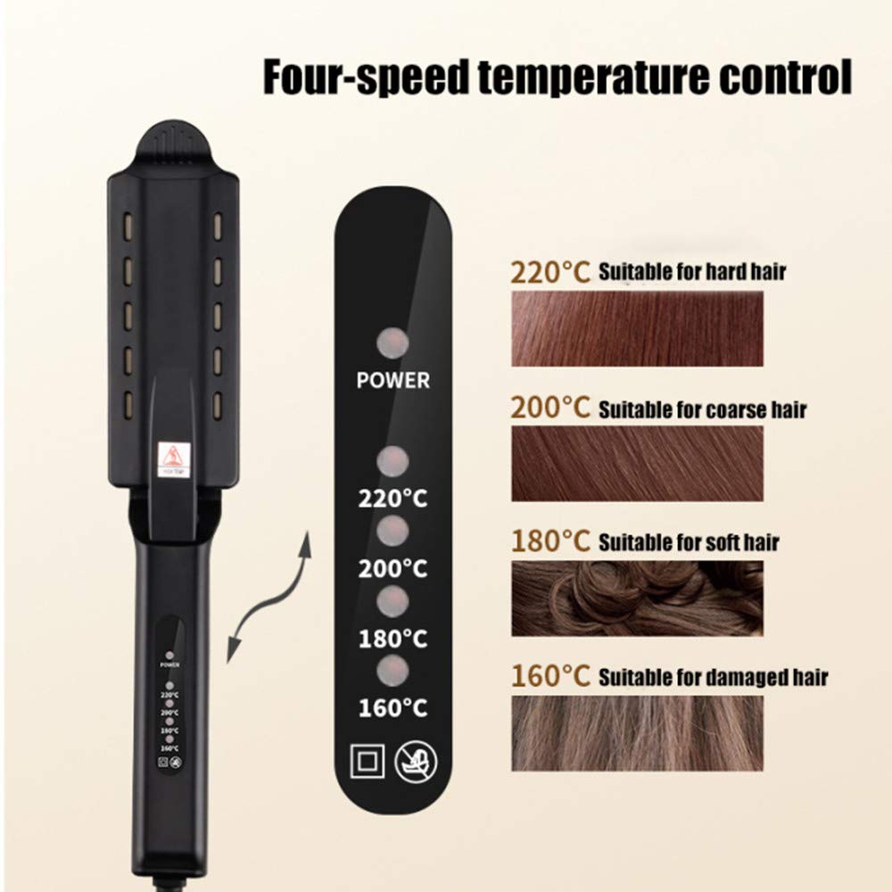 Dreamfix InstaHeat Wet & Dry Straightener (Black) - gtwtoporld.com