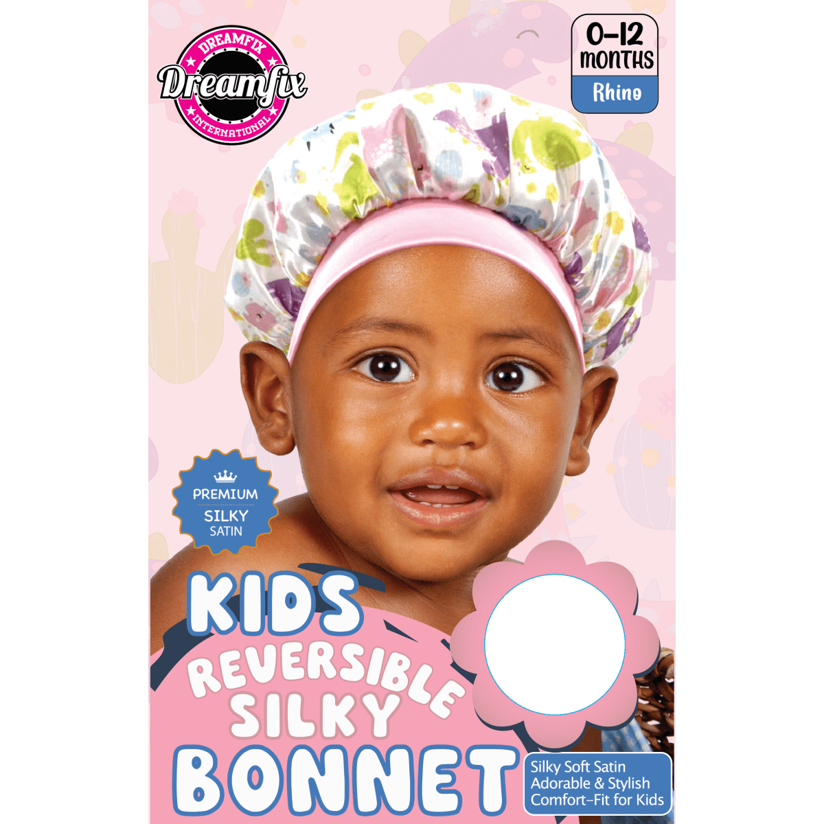Dreamfix Kids Reversible Silky Bonnet - gtwtoporld.com
