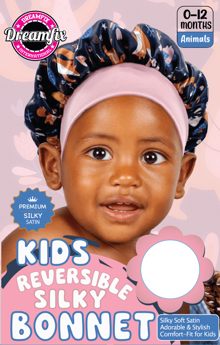 Dreamfix Kids Reversible Silky Bonnet - gtwtoporld.com