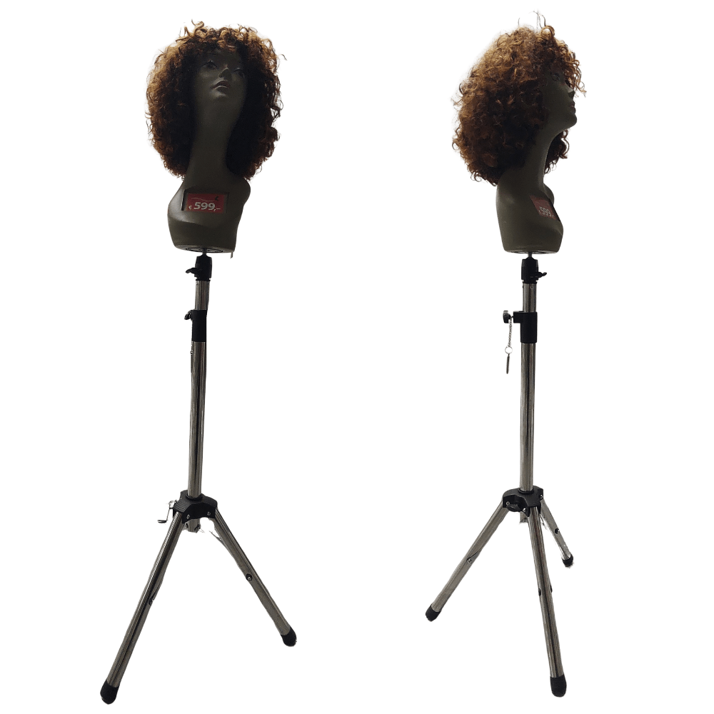 Dreamfix Mannequin Head Tripod Stand (Black) - gtwtoporld.com