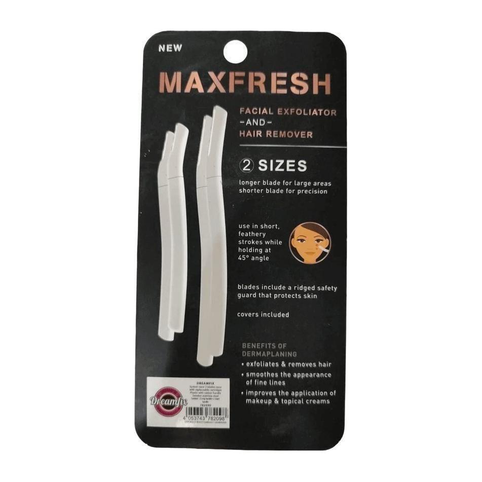 Dreamfix Maxfresh Eyebrow Razors 2 Long handles + 2 Short Handles - gtwtoporld.com
