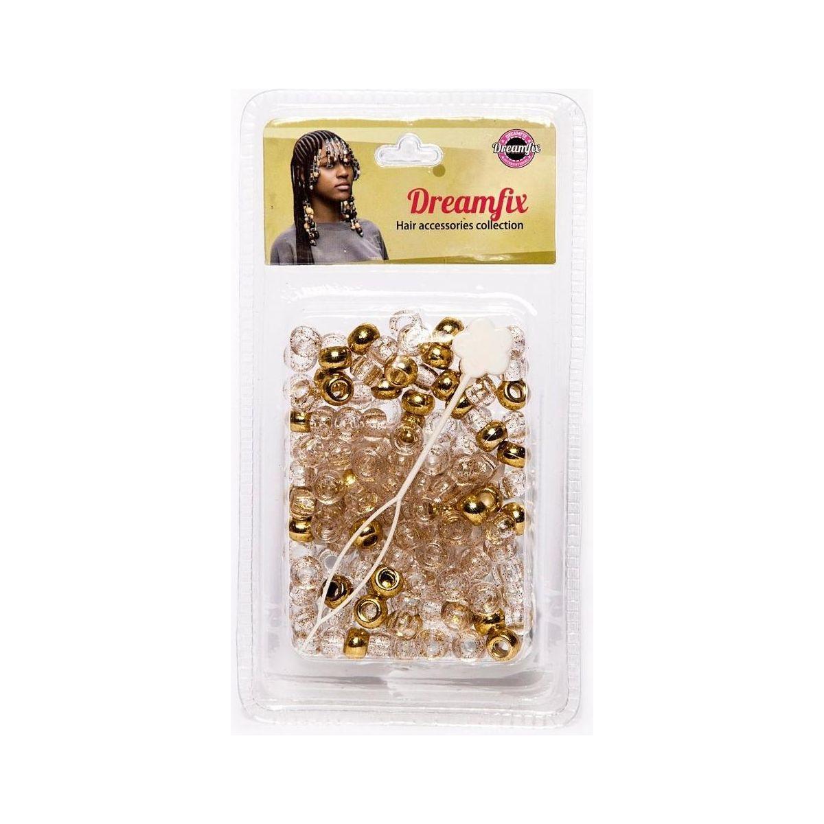 Dreamfix Plastic Hair Beads For Kids Assorted - gtwtoporld.com