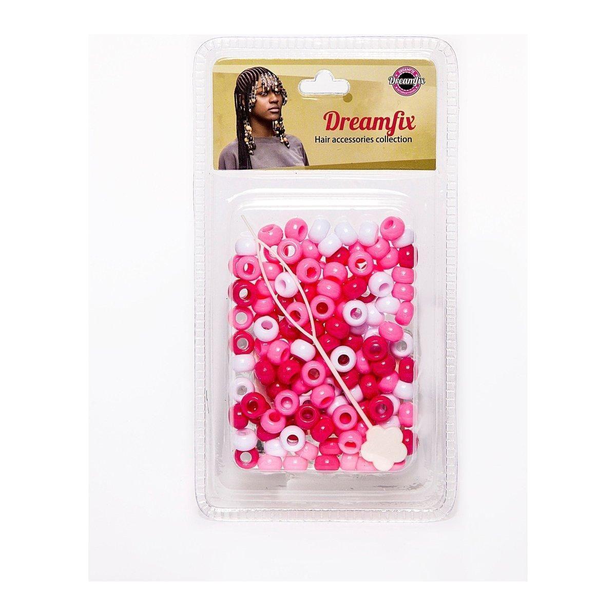 Dreamfix Plastic Hair Beads For Kids Assorted - gtwtoporld.com