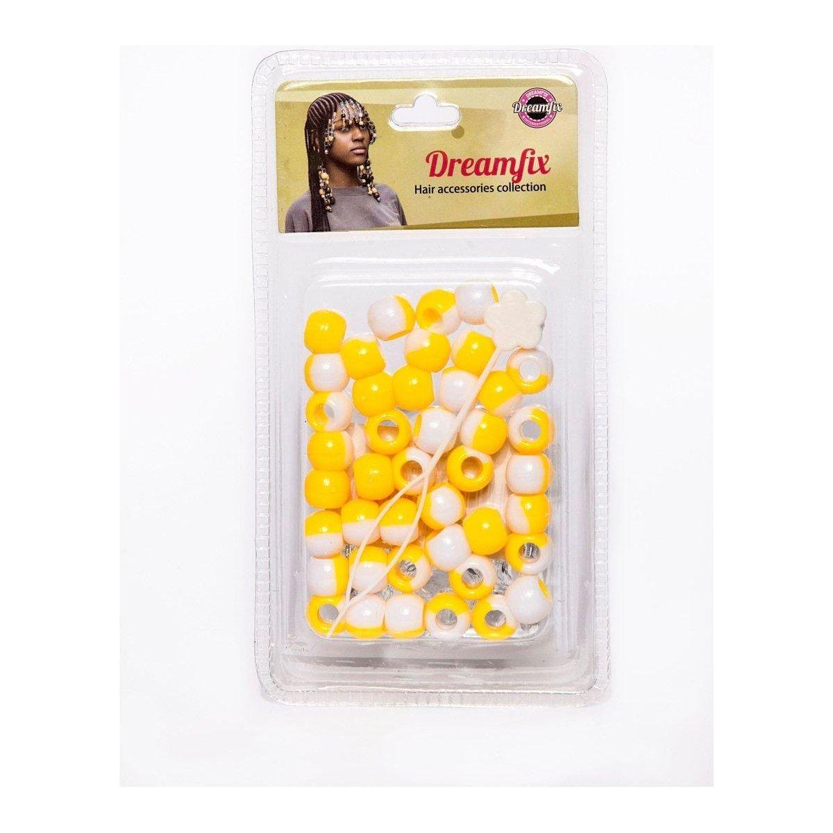Dreamfix Plastic Hair Beads For Kids Assorted - gtwtoporld.com