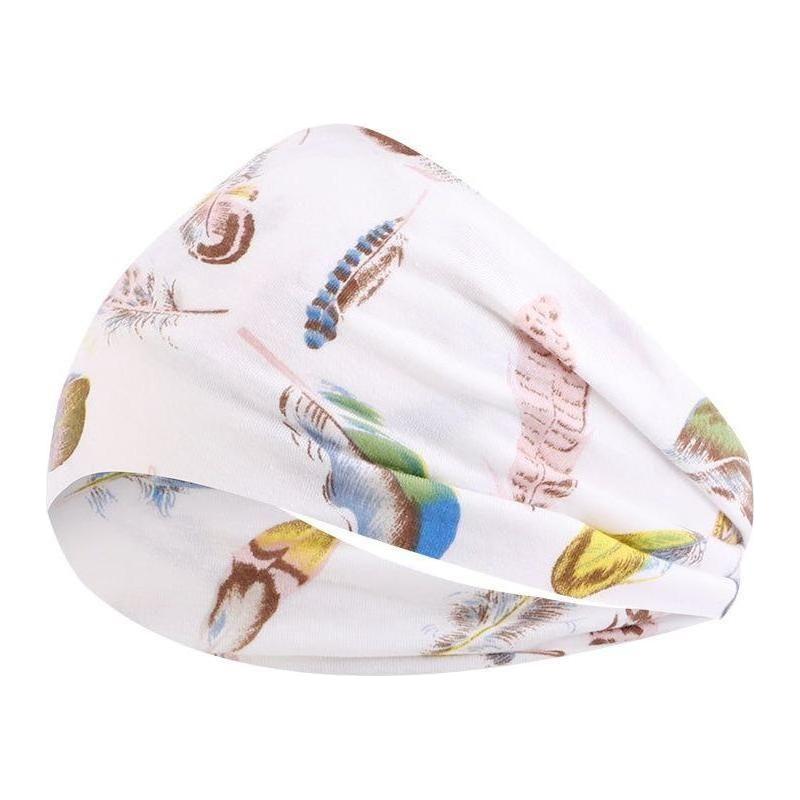 Dreamfix Print Stirnband Erwachsene Feder - gtwtoporld.com