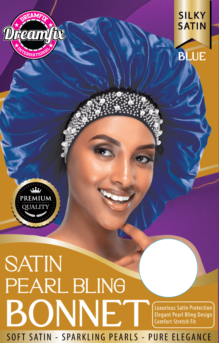 Dreamfix Satin Pearl Bling Bonnet - gtwtoporld.com
