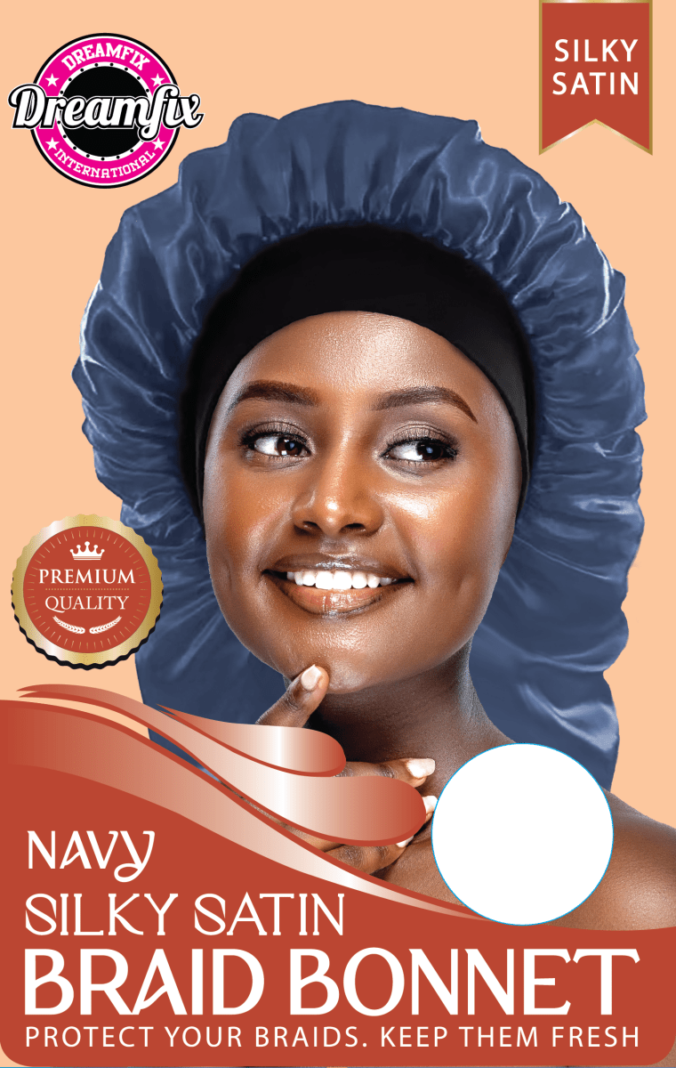 Dreamfix Silky Satin Braid Long Bonnet - gtwtoporld.com