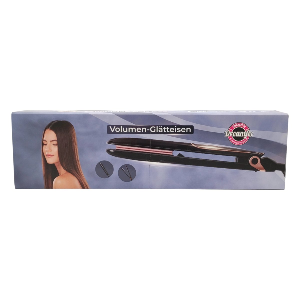 Dreamfix Sleek Ceramic Flat Iron with Digital Control (Black) - gtwtoporld.com